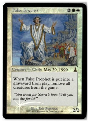 MTG Foil False Prophet - Prerelease Cards Moderately Played English