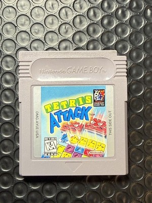 Tetris Attack (Nintendo Game Boy, 1996) Authentic Tested Working Game Cartridge