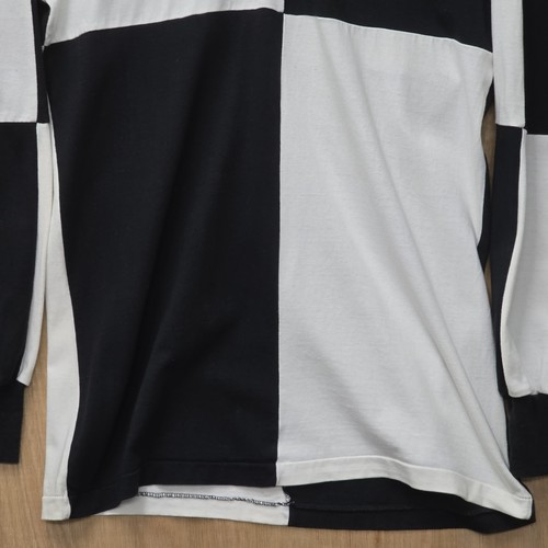 New Zealand All Blacks Rugby Shirt Vintage Cotton Oxford Label Size 46 Large 457 - Picture 4 of 12