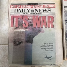 September 11, 2001 Daily News Newspapers 9-11 COLLECTION!!! World Trade Center September 11, 2001 Daily News Newspapers 9-11 COLLECTION!!! World Trade Center