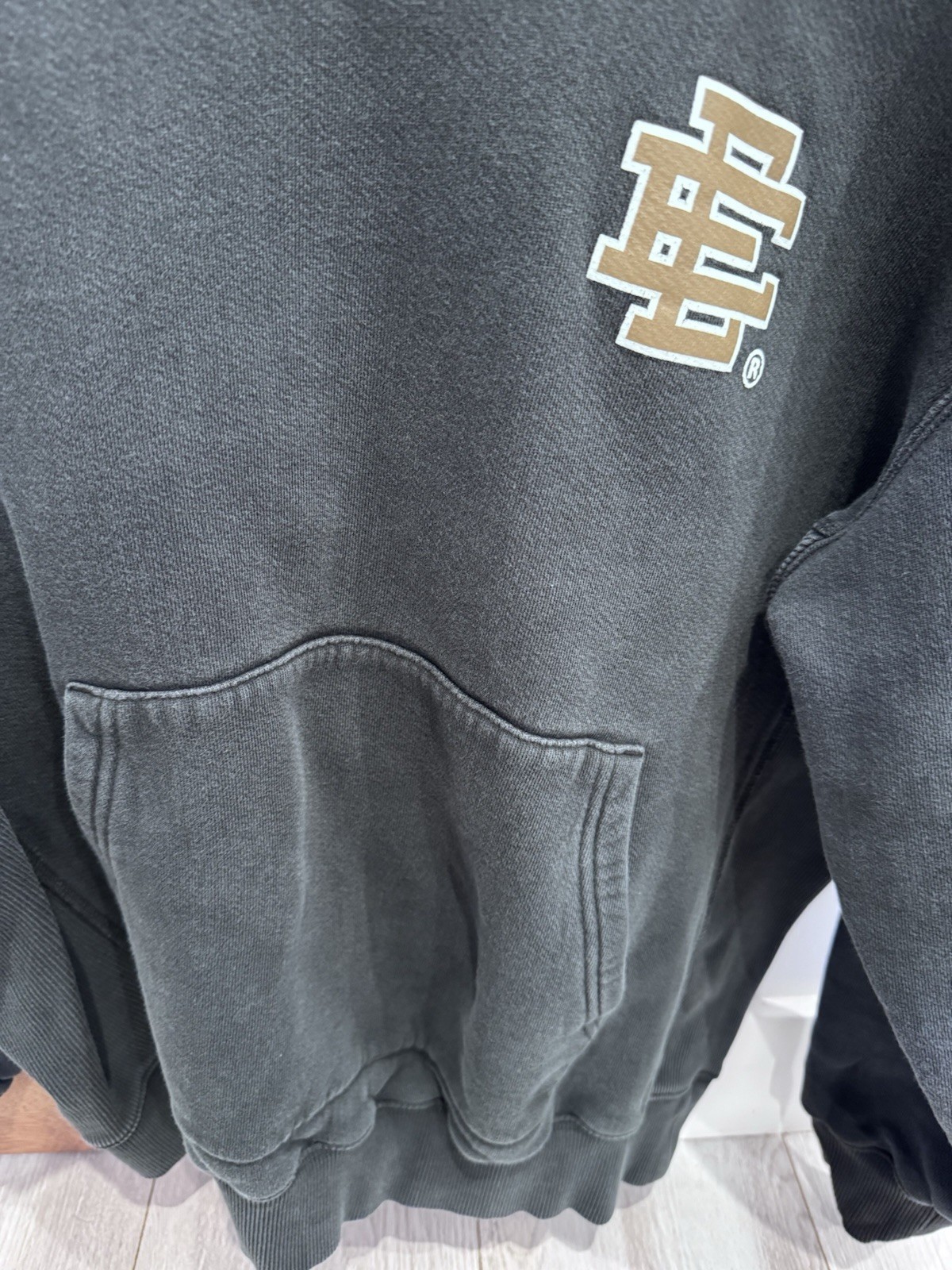 Black Eric Emanuel EE Basic Hoodie Size Large - image 2