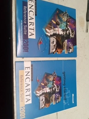 MICROSOFT - ENCARTA - Reference Suite 2001 - 7 CD Set - Image 1 of 4