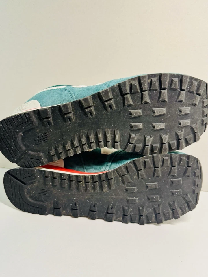 Новый баланс 574 замшевые кружева кроссовок женщин 10 Te зеленый - Изображение 3 из 4