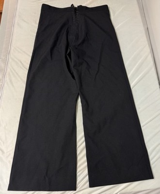U.S. Navy Issue Men s Cracker Jack Pants Black Size 35 Regular