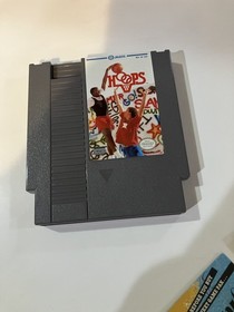 J4 Hoops Nintendo NES CIB Complete In Box W/ Sleeve Manual Vintage