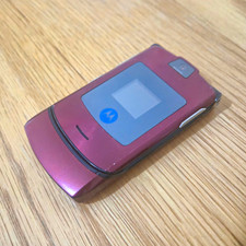 Motorola RAZR V3xx Red Flip Mobile Phone Retro - Powers On Faulty Spares Repair
