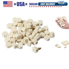 50 Pack .223/5.56 Wool Star Chamber Cleaning Pads or Attachment with Brass Co...