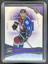 2022-23 Upper Deck Ultimate Joe Sakic Purple #/15 Avalanche