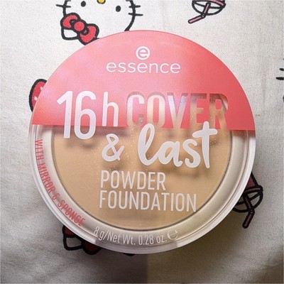 essence 16h cover & last Powder Foundation 10 Macadamia Matte High 0.28 oz