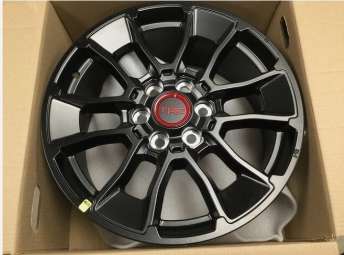 New OEM 20x8.5 Matte Black '22-'24 Toyota Tundra TRD Wheel & Cap PT946-34221-F2