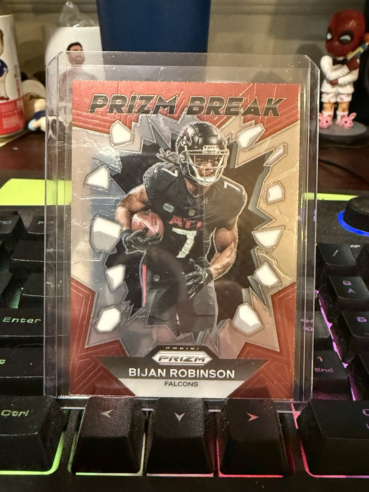 2023 Panini Prizm #PB-8 Bijan Robinson Prizm Break