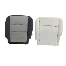 Gray Driver Side Bottom and Foam Cushion Replacement Seat Cover Compatible
