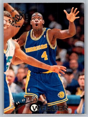 1994-95 Stadium Club Basketball #9 Chris Webber - VG - Golden State Warriors