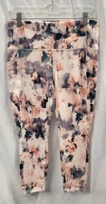 Leggings~Womens~RBX~Pink & Purple Marble~Size Large 