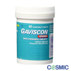Gaviscon Advance Chewable Tablets Peppermint 60 Tab Strong Heartburn& Reflux