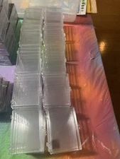 10 Ultra PRO 35 Count Clear Hinged Card Storage Boxes Case Holder Sports Trading