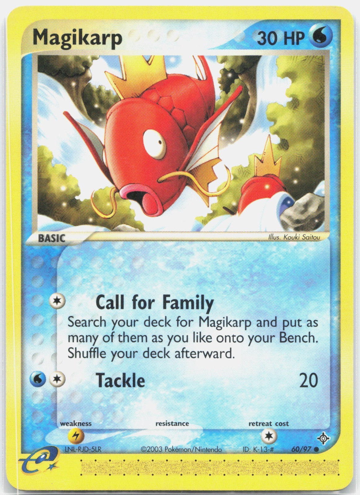 Magikarp Common EX Dragon DR Water 60/97 2003 LP
