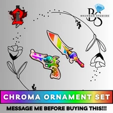 LIMITED🚨| Roblox | Murder Mystery 2 | MM2 | Chroma Bauble Ornament Set - CHEAP