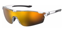 New Under Armour Teen Boy Sunglasses UA7001/S 0MNG/50 Crystal Black /Orange 99mm