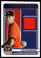 2023 Panini Stars & Stripes #U18-CH Ryan Hoogendoorn Netherlands Materials
