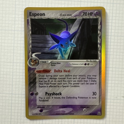 Pokémon TCG Espeon Delta Species 4/113 Reverse Holo - NM