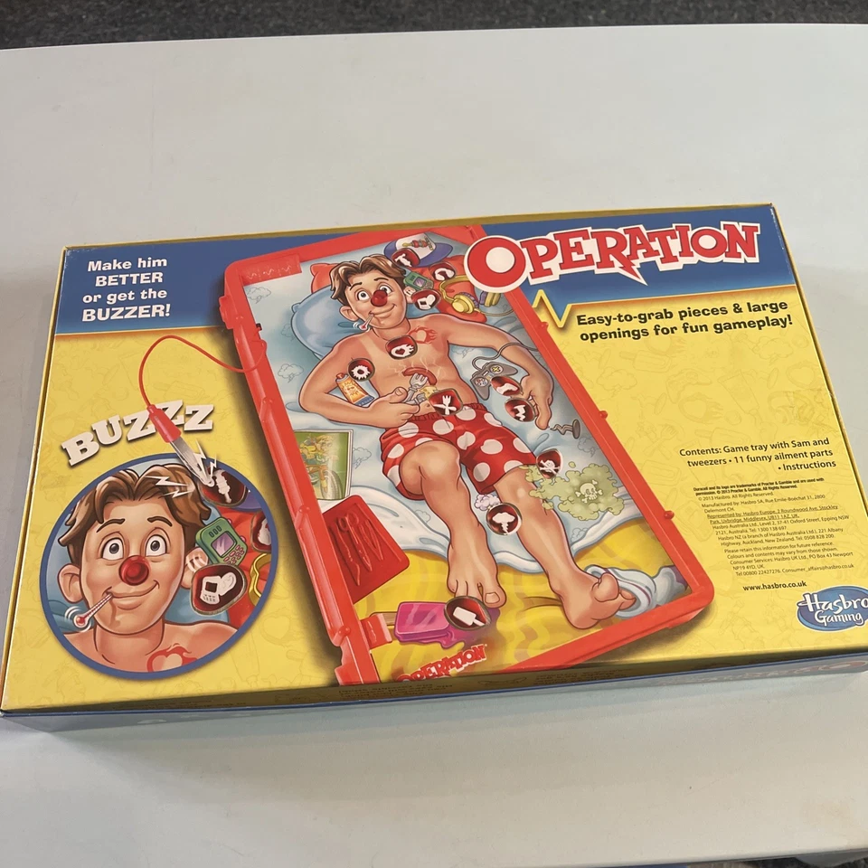 Hasbro Operation Board Game 2013 Edition Complete Set Excellent Condition Xmas - Image 2 of 4