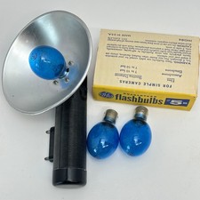 VINTAGE, ARGUS USA EXTERNAL FLASH UNIT 3 Bulbs Untested