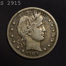 1903 Barber Quarter "VF"