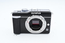 Olympus PEN E-PL1 Mirrorless MFT Micro Four Thirds Camera Body, Black 12.3MP 