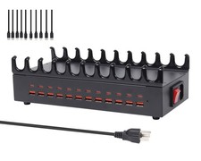 NEW 24 Ports 300W Charging Station for Multiple USB C Fast Kindle Phone Tablet