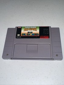 Super Mario All-Stars + Mario World (SNES) Authentic Game Cart Battery SAVES!