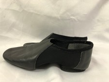 Dance Pre-Owned Jazz Shoes So Danca 5M Adult JZ43 Black Pull On Leather Split