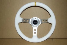 NRG 14" Steering Wheel in White **READ**