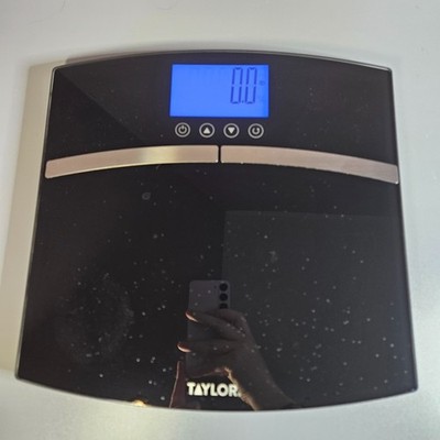 Taylor Body Composition Scale Black Body Water Muscle Mass BMI 400 lb Capacity