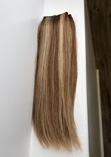 HALOCOUTURE Human Hair Halo Extension 12 Color 4/27 Brown with Highlights