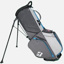 Bridgestone Gray/Blue Play All Day Golf Stand Bag