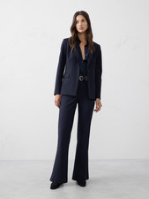 Banana Republic Navy Bootcut High Rise Sculpted Trouser Pant 0 NEW 812935