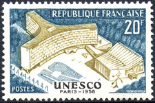 TIMBRE FRANCE 1958 N° 1177 ** U.N.E.S.C.O PARIS (pl)