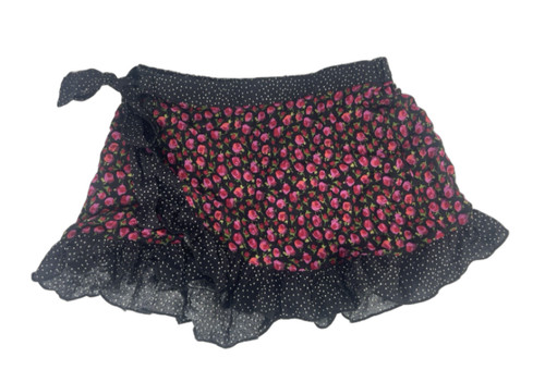 NWT Urban Outfitters Faux Wrap Mini Ruffle Skirt Size Small Petite