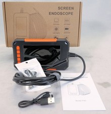 Industrial Endoscope 8mm 1080P 4.3'' Screen Borescope Inspection Camera 6' 8 LED