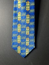 Nickelodeon SpongeBob Vintage 2003 Blue Textured Mens Tie