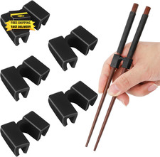 6 Pairs Reusable Chopsticks Helper, Training Chopsticks for Adults Training Chop