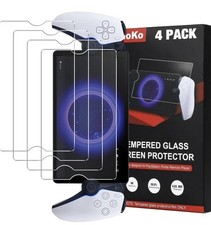 MoKo Screen Protector Compatible with PlayStation Portal Remote Player, 4 Pack