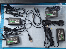 4 AC Adapter Home Wall ChargerS For SONY PSP 1000 2000 3000 WITH 1 USB ADAPTER