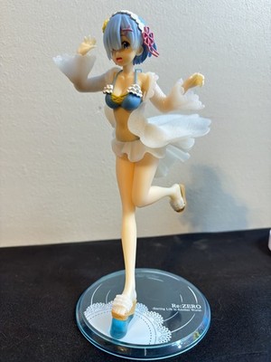 Rem Precious Figure Original Frill Ruffle Swimsuit Bikini Anime Re Zero