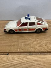 Vintage Corgi 339 Rover 3500 Police Car - Made In Gt Britain