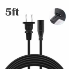 5ft AC Power Cord For Technics Turntable Record Player SL-QD35 SL-B100 SC-HD505