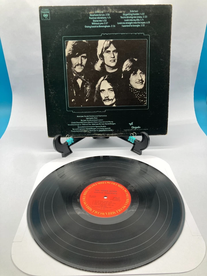 Ten Years After Positive Vibrations Vinyl LP 1974 Chrysalis Record PC-32851 - Image 4 of 4