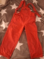 Diesel Jeans Latzhose Rot Retro Gr.122