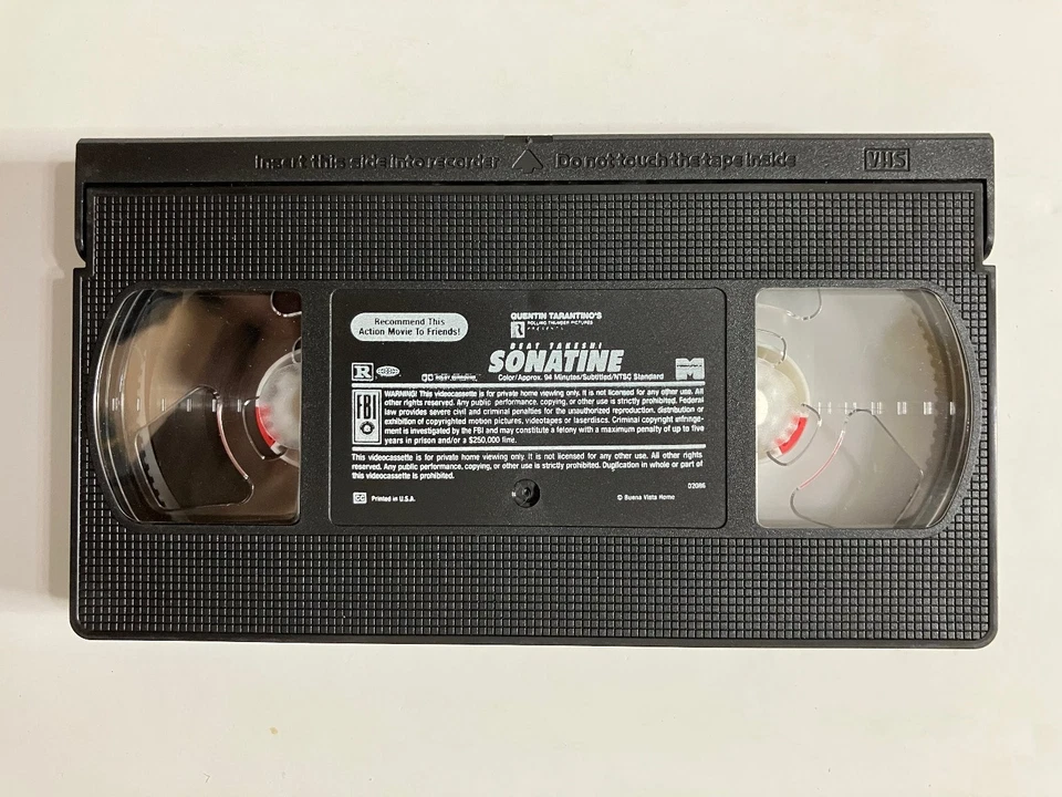 Sonatine VHS 1993 Crime Thriller Quentin Tarantino - Image 3 of 4